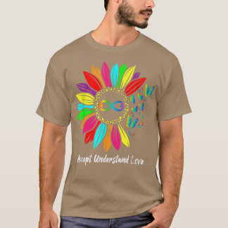 Ökad medvetenhet om autism accepterade Kärlek S T Shirt