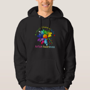 Ökad medvetenhet om autism Accepterar Kärlek Asd R Hoodie