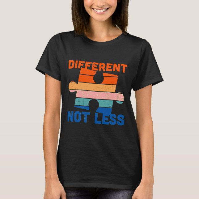 Ökad medvetenhet om autism är inte mindre t shirt (Framsida)