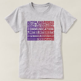 Ökad medvetenhet om autism - Kvinnors grundläggand T Shirt