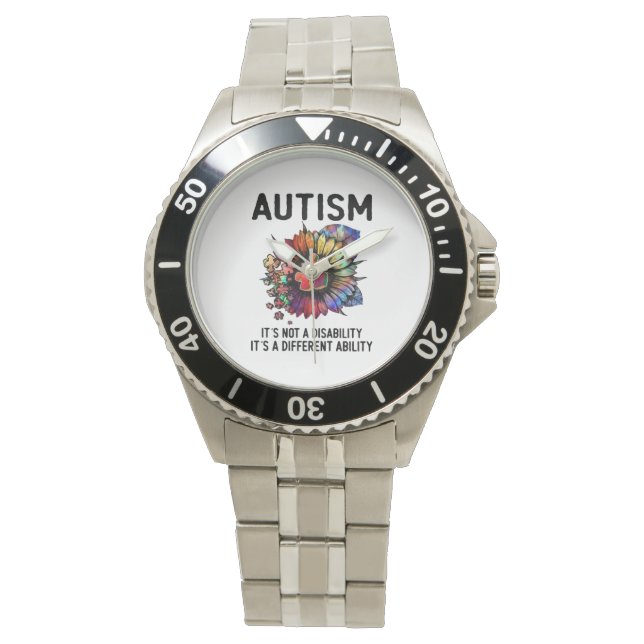 Ökad medvetenhet om autism Månad för att förstå Kä Armbandsur (Framsida)