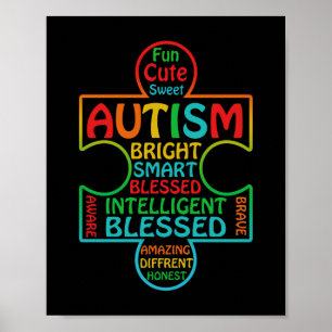 Ökad medvetenhet om autism poster