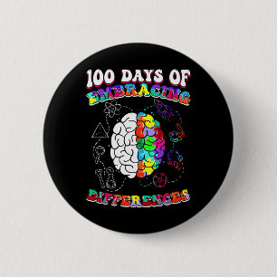 Ökad medvetenhet om autism Skillnader 100 dagar av Knapp
