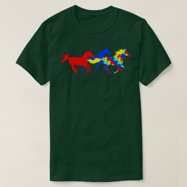 Ökad medvetenhet om autism t shirt (Design framsida)