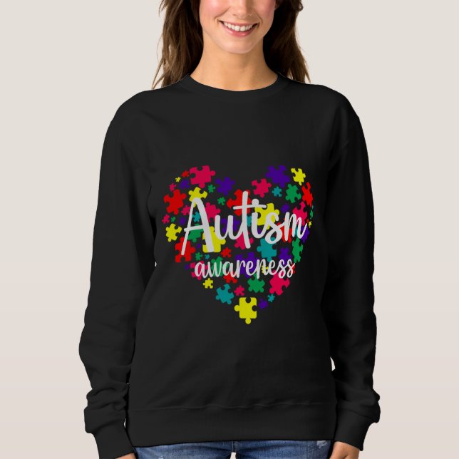 Ökad medvetenhet om autism t shirt (Framsida)