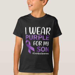 Ökad medvetenhet om Bärans Lila för min son T Shirt