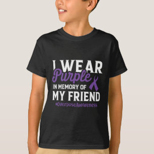 Ökad medvetenhet om Bärans Lila för min vän kan T Shirt