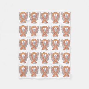 Ökad medvetenhet om bröstcancer Ribbon Fleece Blan