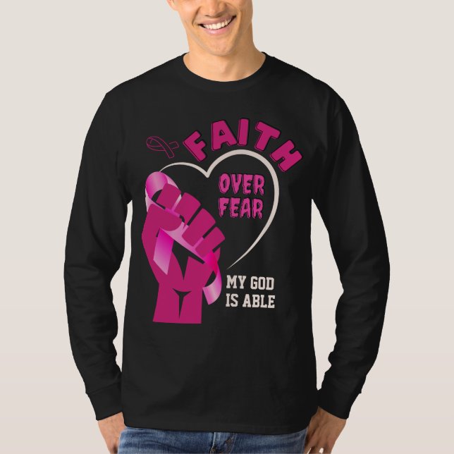 Ökad medvetenhet om bröstcancer t shirt (Framsida)