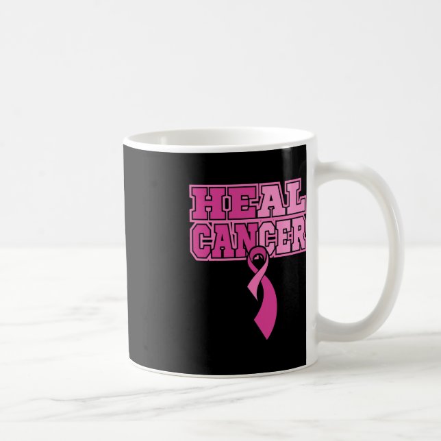 Ökad medvetenhet om bröstcancer Världscancerdagen  Kaffemugg (Höger)