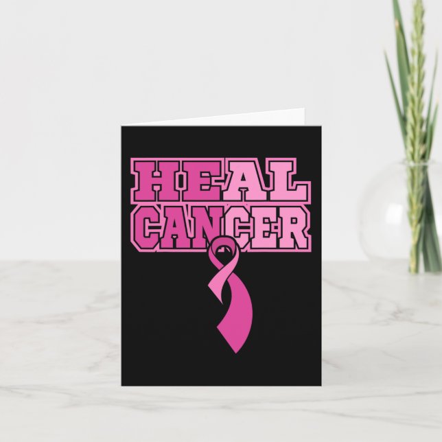 Ökad medvetenhet om bröstcancer Världscancerdagen  Kort (Framsida)