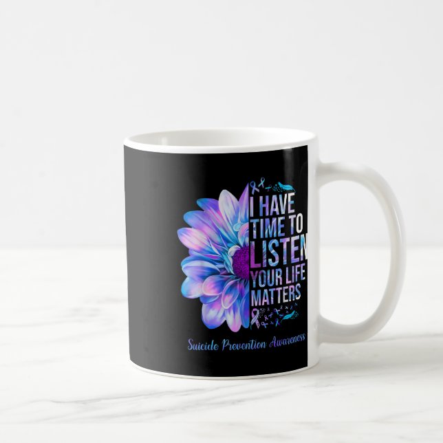 Ökad medvetenhet om förebyggande av självmord Veck Kaffemugg (Höger)