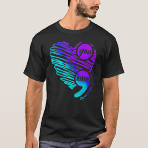 Ökad medvetenhet om förebyggande av självmord Veck T Shirt