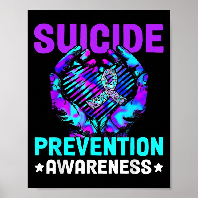 Ökad medvetenhet om Hand Suicide Prevention Vecka  Poster (Framsidan)