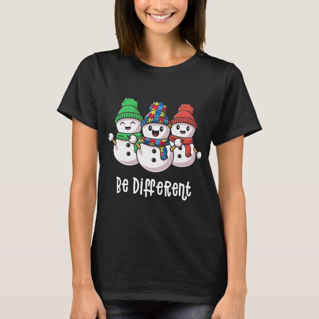 Ökad medvetenhet om julstämning t shirt (Framsida)