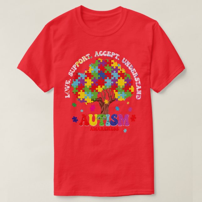 Ökad medvetenhet om Kärlek-stödet accepterar först T Shirt (Design framsida)