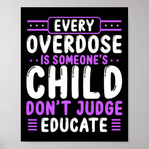 Ökad medvetenhet om överdosering Domare Undervisar Poster