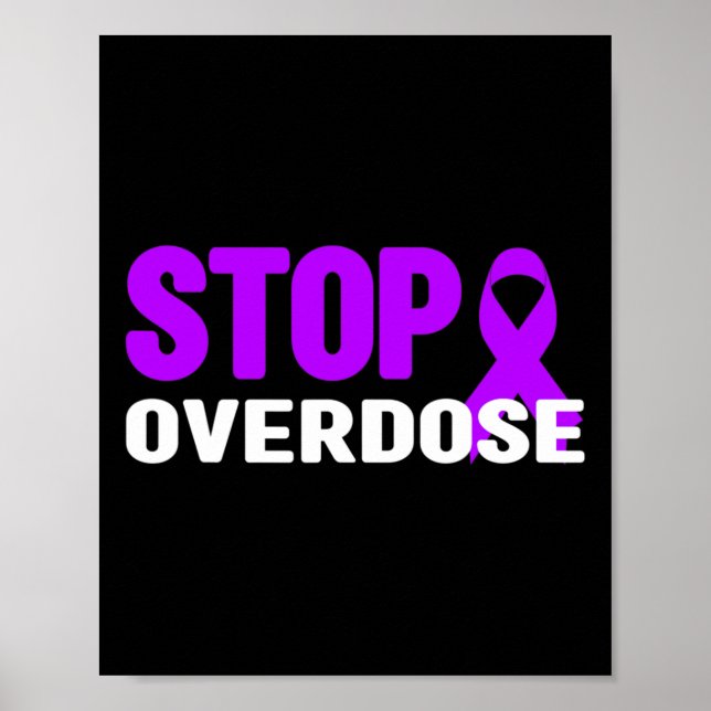 Ökad medvetenhet om överdosering - Ökad medvetenhe Poster (Framsidan)