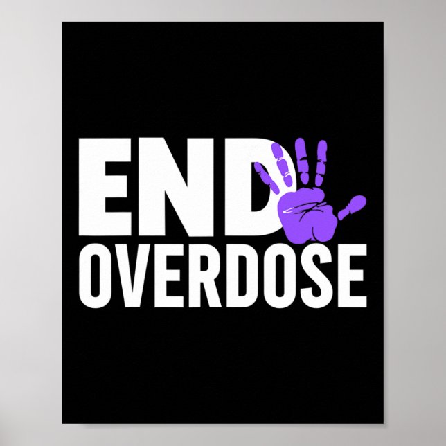 Ökad medvetenhet om överdosering - Sluta medvetand Poster (Framsidan)