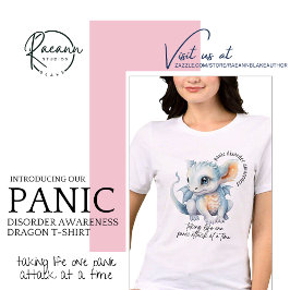 Ökad medvetenhet om Panic Disorder MÖRK BREDD T Shirt