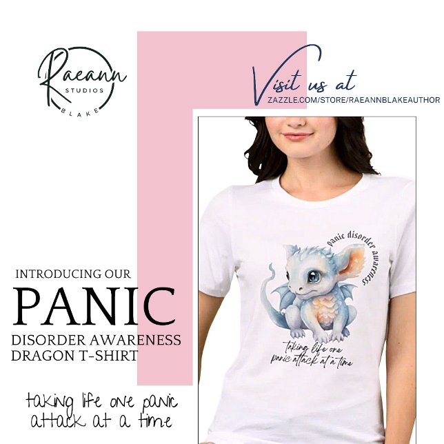 Ökad medvetenhet om Panic Disorder MÖRK BREDD T Shirt (Skapare uppladdad)