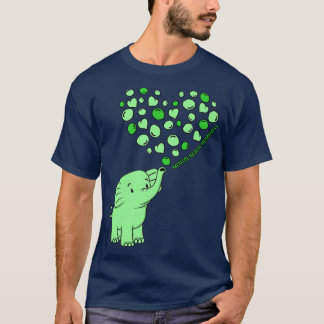 Ökad medvetenhet om psykisk hälsa Elephant Hearts T Shirt