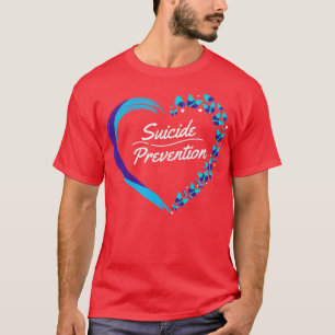 Ökad medvetenhet om psykisk hälsa hos fjäril Heart T Shirt