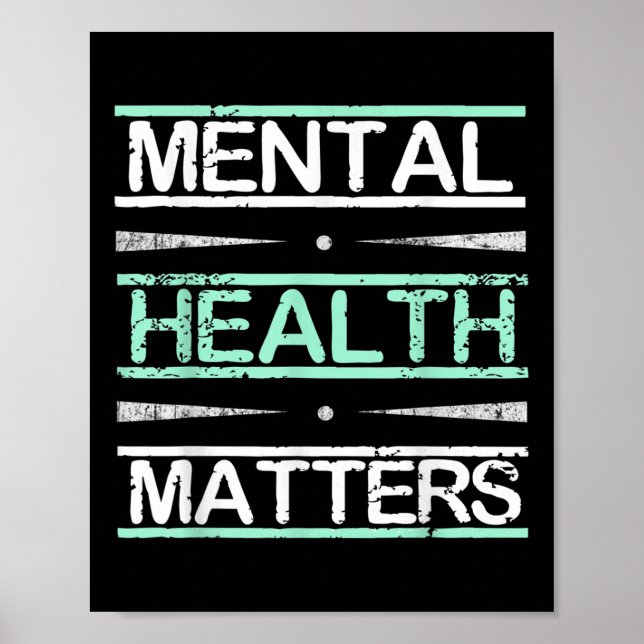 Ökad medvetenhet om psykisk hälsa Stigma Poster (Framsidan)