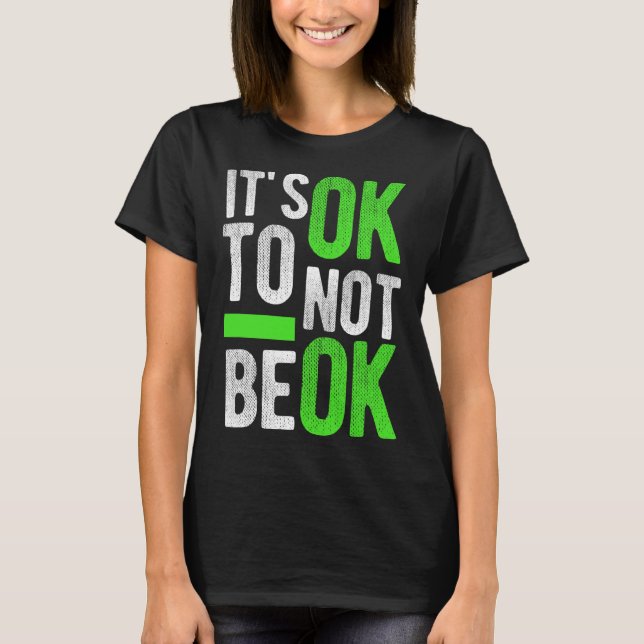 Ökad medvetenhet om psykisk hälsa.. t shirt (Framsida)