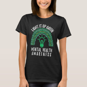 Ökad medvetenhet om psykisk hälsa Upplev Gröntens T Shirt