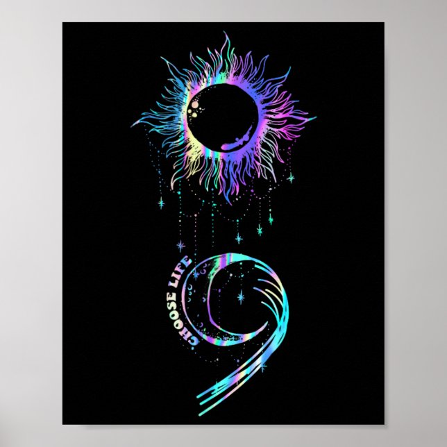 Ökad medvetenhet om självmord Välj Life Semikolon Poster (Framsidan)