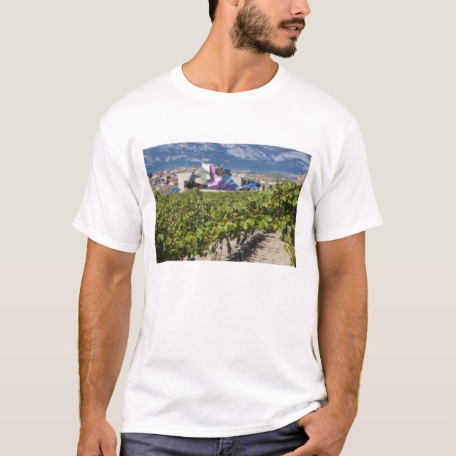 Ökad stadsvy och Hotel Marques de Riscal T-shirt (Framsida)