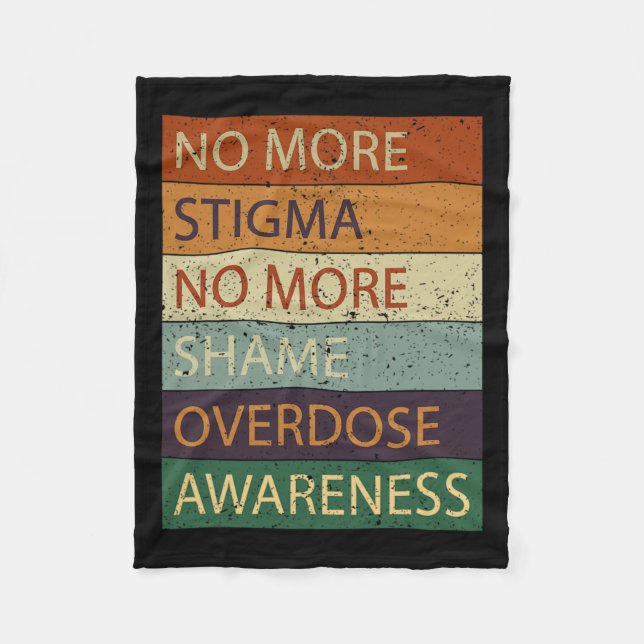 Ökad tigmatisering Ingen mer skam Överkänslighet Fleecefilt (Framsidan)