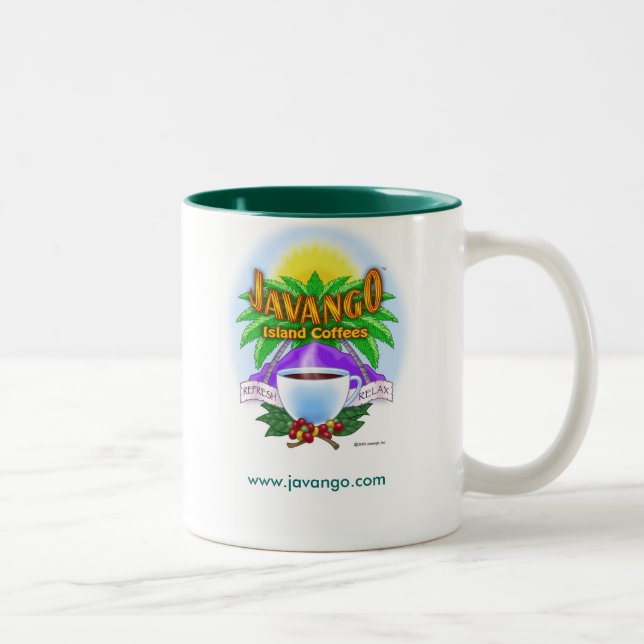 Ökaffemugg Grn Två-Tonad Mugg (Höger)