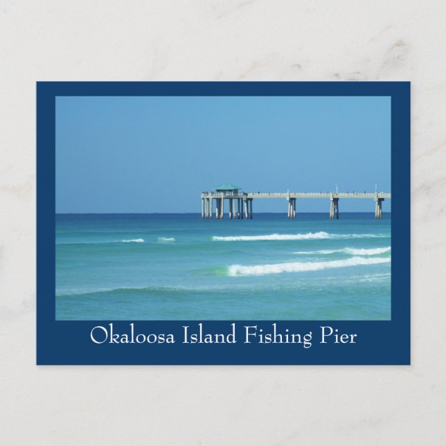 Okaloosa Island Fishing Pier Vykort (Framsida)