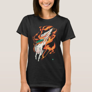 Okami Amaterasu Solgud Varg Den Stora Vågen Video T Shirt