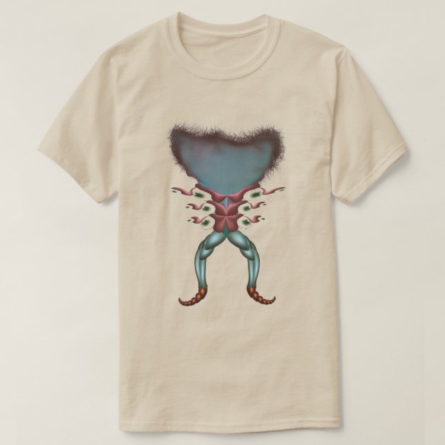 Okänd art inte av denna världen t shirt (Design framsida)