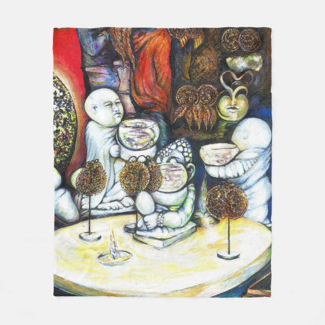 Okänd av utmaning fleecefilt (Framsidan)