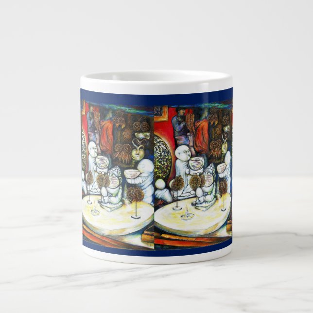 Okänd av utmaning jumbo mugg (Framsidan)