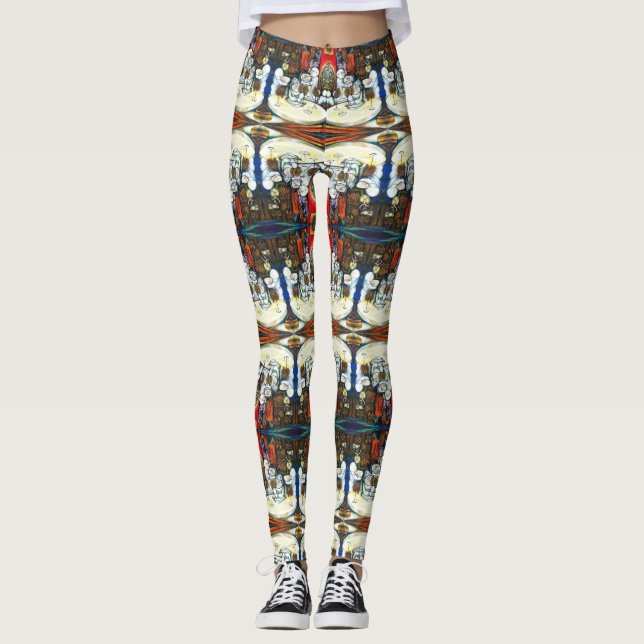 Okänd av utmaning leggings (Framsida)
