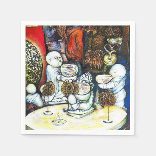 Okänd av utmaning pappersservett (Framsidan)