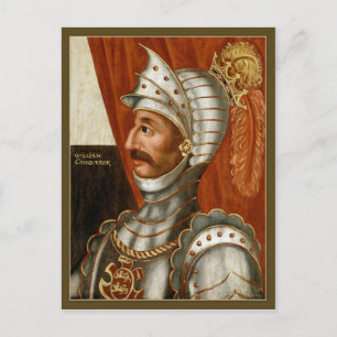 Okänd brittisk William the Conqueror c. 1618-20 Vykort