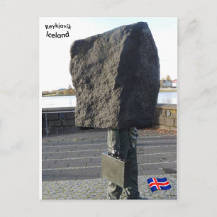Okänd byråkratiska minnesstund, Reykjavik, Islande Vykort
