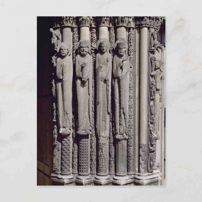 Okänd figur, kung Salomo Vykort (Framsida)