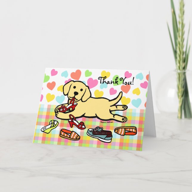 Okänd Gult Labrador Puppy Tack (Framsida)