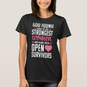 Okänd hjärtkirurgi Survivor, bypass Recovery Kvinn T Shirt
