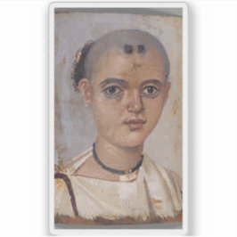 Okänd makare - Mummy Porträtt of a Youth Klistermärken