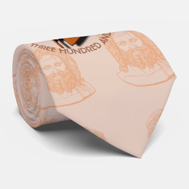 Okänd spartansk 301. hjältegrekhjälm slips (Rullad)