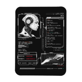 Okänd - Teknobrutalist Streetwear Design Magnet