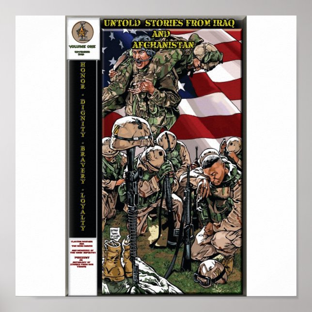 Okända artiklar från Irak och Afghanistan poster (Framsidan)